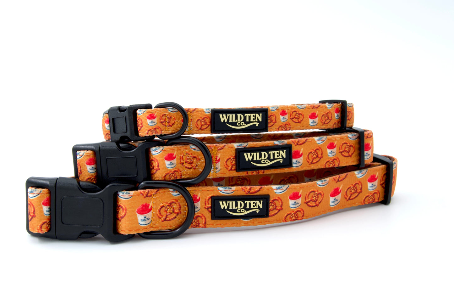 Wild Ten Signature Collar - Pretzels & Water ice